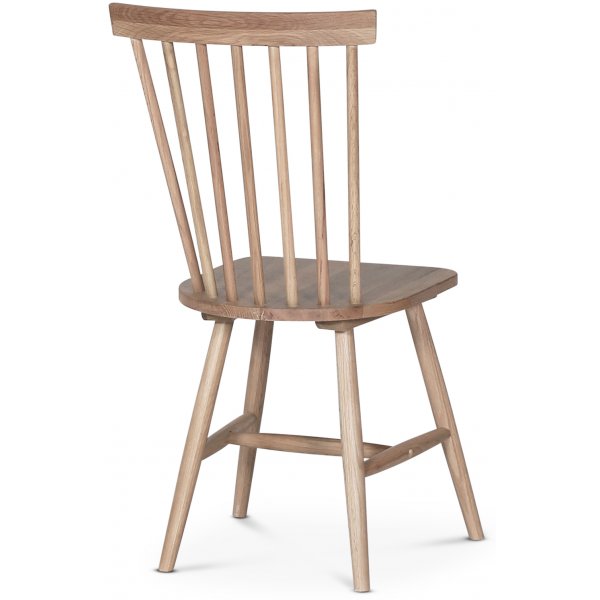 Karl cane tuoli valkoista ljytty puuta + Huonekalujen jalat