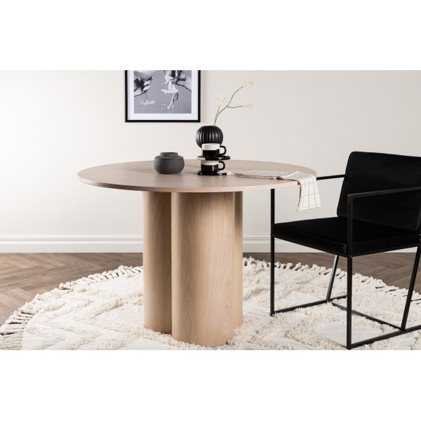 Ruokapyt pyre 110 cm valkoinen - Olivia