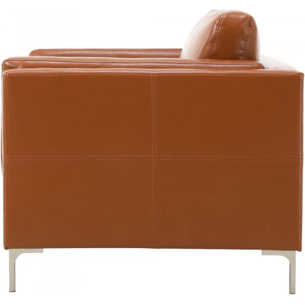 Nojatuoli konjakinvärinen keinonahka - Cansas + Huonekalujen puhdistus Nojatuoli konjakinvärinen keinonahka - Cansas + Huonekalujen puhdistus