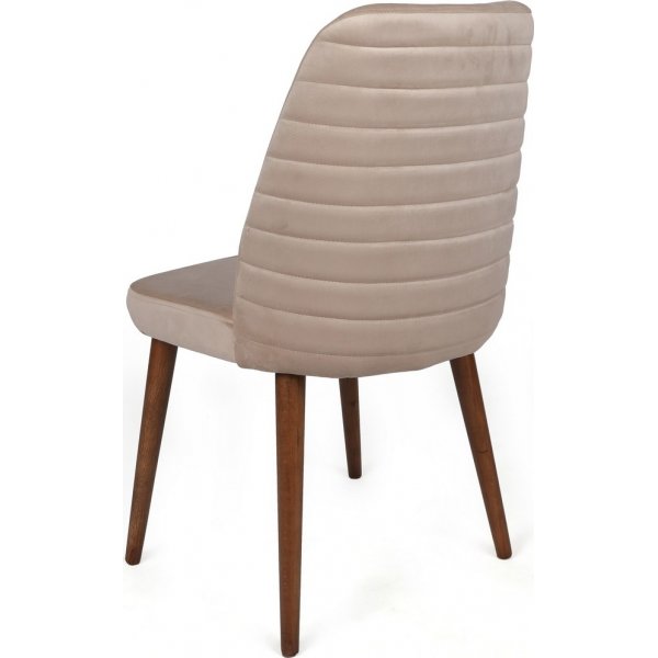 Jaffa ruokapöydän tuolisarja - Kerma/pähkinä Jaffa ruokapöydän tuolisarja - Kerma/pähkinä