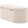 Potenza pouf - luonnonvalkoinen