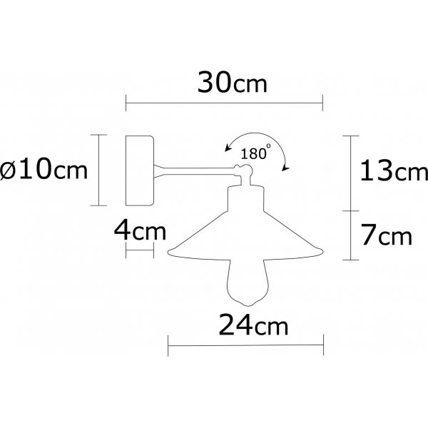 Magnat sein�valaisin N-620 - Musta/tammi