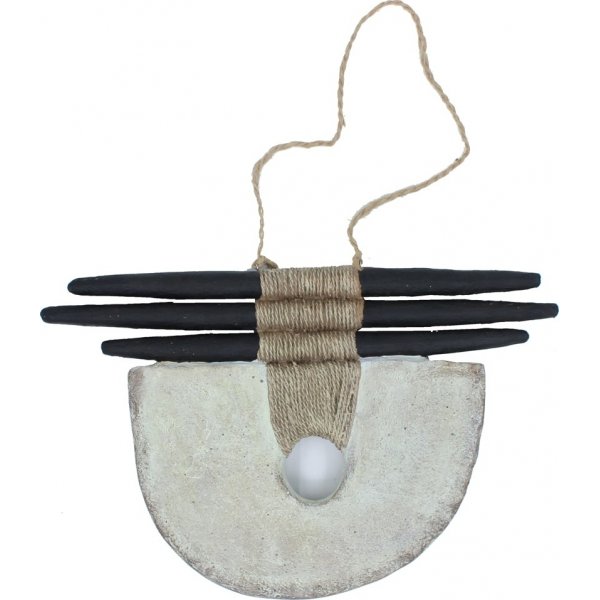 Thalia koriste 41 x 26 x 3 cm - Musta/harmaa