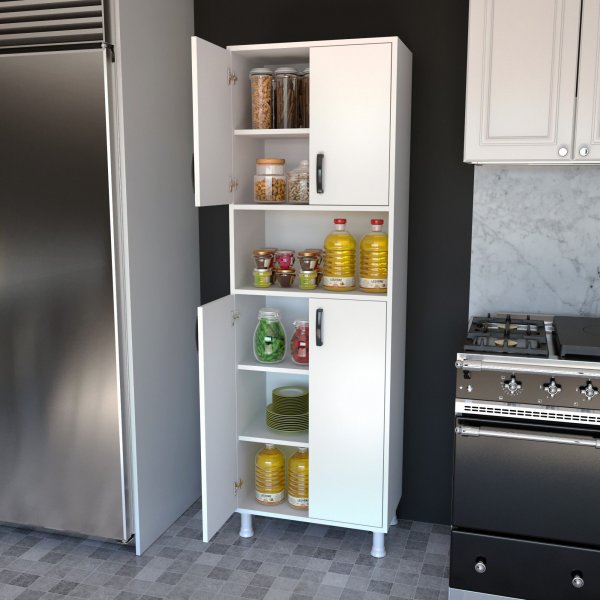 Morton-kaappi - valkoinen Morton-kaappi - valkoinen