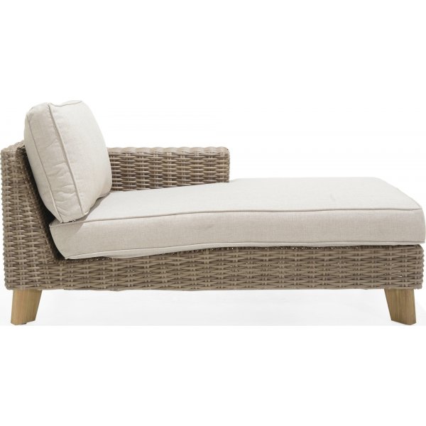 Bahama-loungeryhmä - beige/tiikki Bahama-loungeryhmä - beige/tiikki