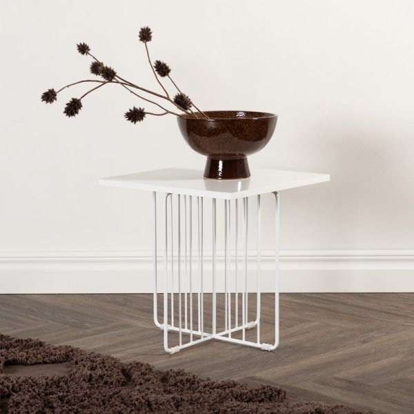 Dayton sohvapöytä 60 x 60 cm - Valkoinen Dayton sohvapöytä 60 x 60 cm - Valkoinen