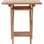 Kenia ruokapyt 70 x 70 cm - teak
