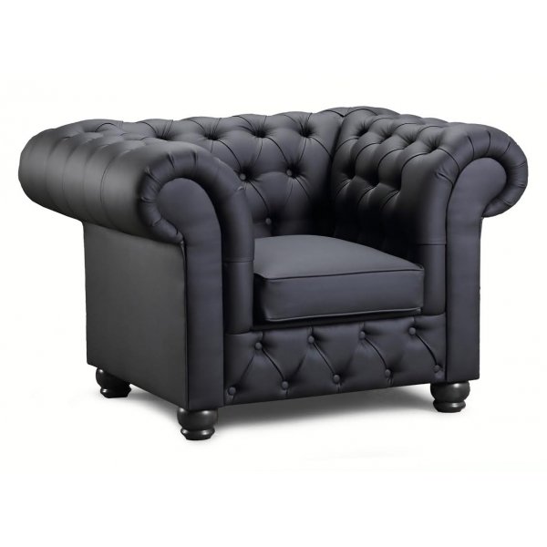 Chesterfield New England nahkainen nojatuoli - kaikki vrit
