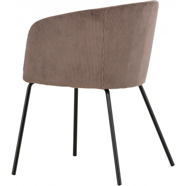 Berit ruokapydn tuoli - Ruskea vakosametti