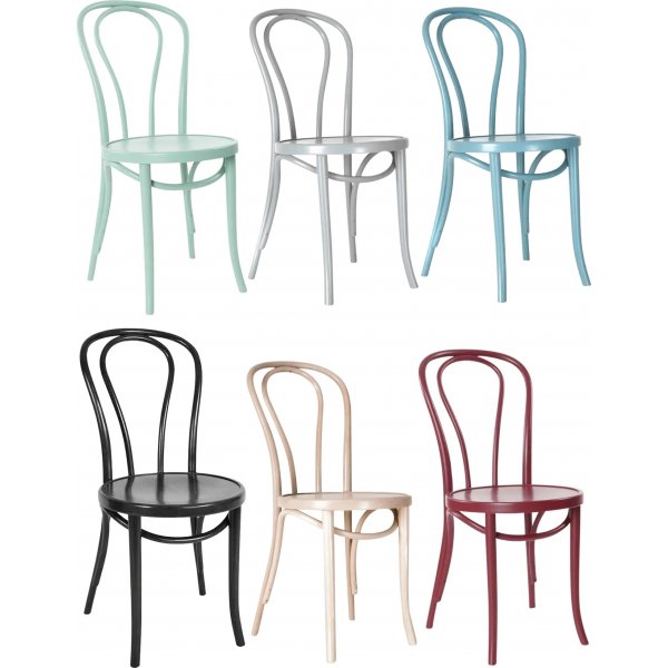 Taivutettu(Bentwood) puinen tuoli No18 Classic - valinnainen v�ri runkoon