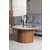 Matisse pyöreä marmorinen sohvapöytä - Tammi / marmori