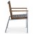 Alva ulkoruokailuryhm, 8 tuolia + pyt 250x90 cm - Tiikki / Galvanoitu ters + Huonekalujen hoitosarja tekstiileille