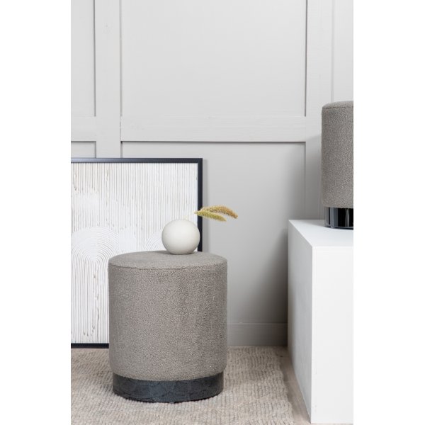 Remi pouf - harmaa beige nalle Remi pouf - harmaa beige nalle