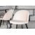 Ruokailuryhm Kaltevuus 180x90 cm sis. 6 Alice-tuolia - Mustaksi petsattu tammiviilu + Huonekalujen tahranpoistoaine