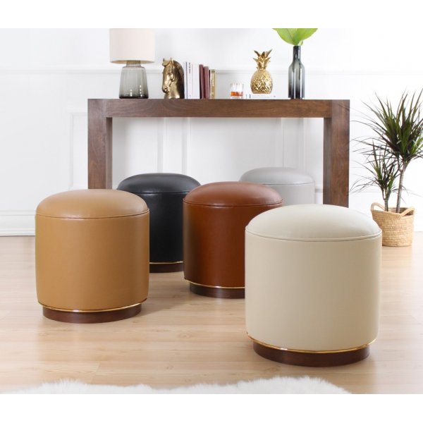 Milotte Pouf - harmaa Milotte Pouf - harmaa