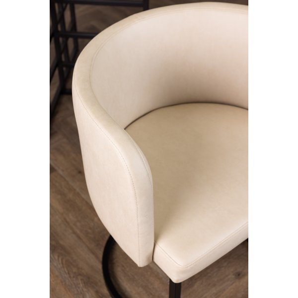 Simrishamn nojatuoli - beige/musta Simrishamn nojatuoli - beige/musta