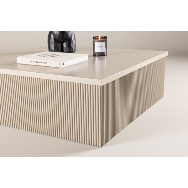 Sohvapyt beige 90x90 cm - Lennox