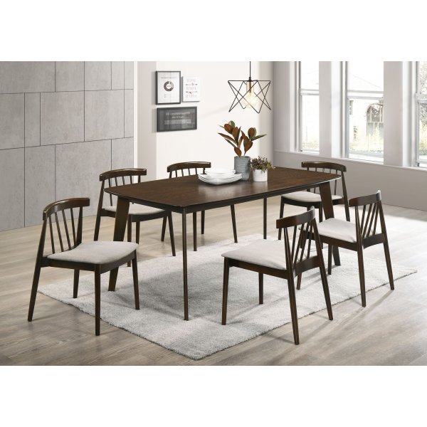 Florence ruokapöytä 180x90 cm - pähkinä Florence ruokapöytä 180x90 cm - pähkinä