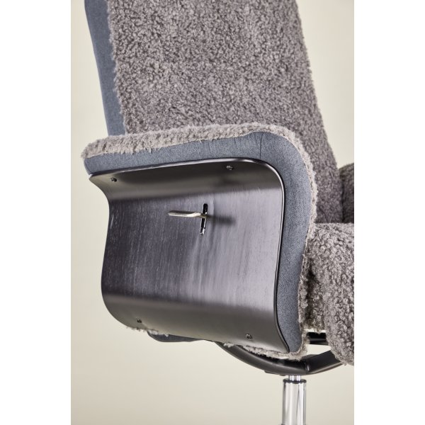 Nojatuoli jalkarahilla - Harmaa - Hagön + Huonekalujen tahranpoistoaine Nojatuoli jalkarahilla - Harmaa - Hagön + Huonekalujen tahranpoistoaine