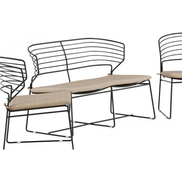 Milano sohvaryhmä - musta/hiekkabeige Milano sohvaryhmä - musta/hiekkabeige