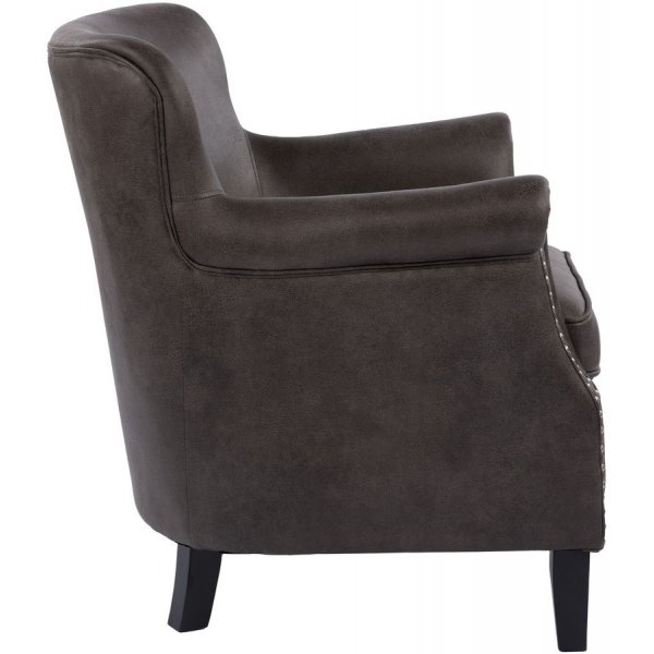 Norberg nojatuoli - Harmaa vintage PU + Huonekalujen tahranpoistoaine Norberg nojatuoli - Harmaa vintage PU + Huonekalujen tahranpoistoaine