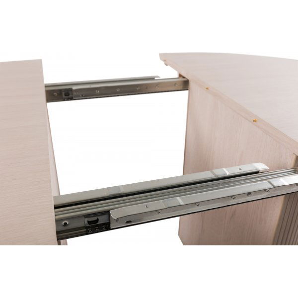 Scarlett ruokap�yt� �120 cm - Valkoinen pigmentoitu tammi