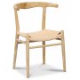 Ruokailuryhm PiPi soikea ruokapyt 240 cm sis. 6 Berit ruokatuolia - Nature/repsit