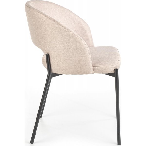 Beige tuoli mustilla jaloilla - Cadeira