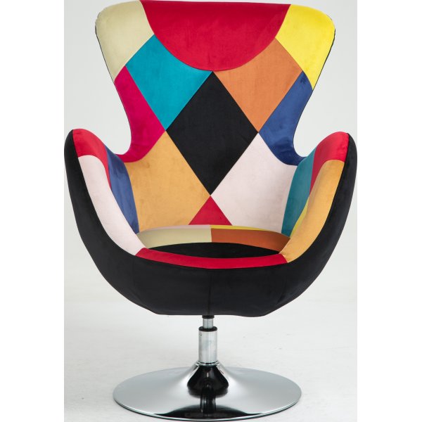 Lucille nojatuoli - Multi / kromi + Huonekalujen tekstiilien puhdistus