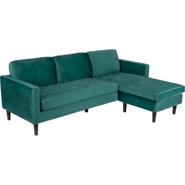 Vihreä divaanisohva, leveys 218 cm Vihreä divaanisohva, leveys 218 cm