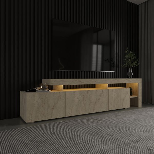 Beliz TV-taso travertiinia - 192 cm