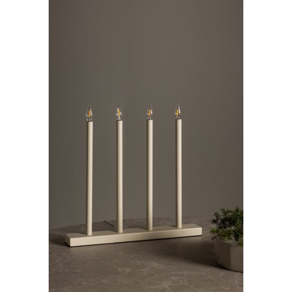 Lofsdalen p�yt�valaisin - beige