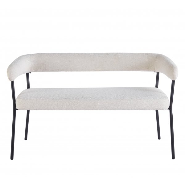 Wilma-sohva 123 cm leveä - Beige boucle Wilma-sohva 123 cm leveä - Beige boucle