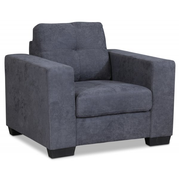 Perjantain nojatuoli - Grey Chenille