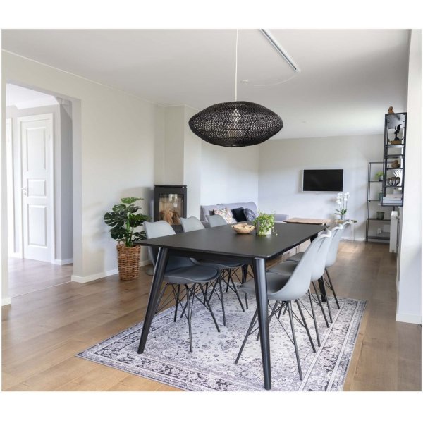 Oslon ruokap�yd�n tuoli - harmaa/musta