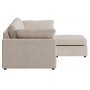 Moby beige divaanisohva 296 cm - sohva knnettvll divaanilla