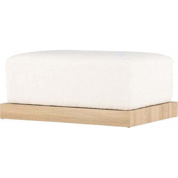 Ivy pouf - Valkoinen boucle