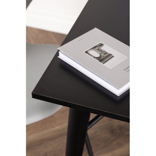 Tempe ruokapöytä 80 x 80 cm - Musta Tempe ruokapöytä 80 x 80 cm - Musta