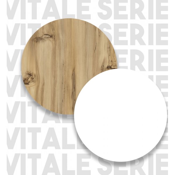 Vitale-kaappi 1 - Pähkinä/valkoinen Vitale-kaappi 1 - Pähkinä/valkoinen