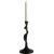 Jaspis kynttilnjalka 29 x 10 cm - Musta