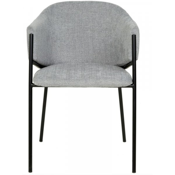 Stacey-nojatuoli harmaata kangasta Stacey-nojatuoli harmaata kangasta