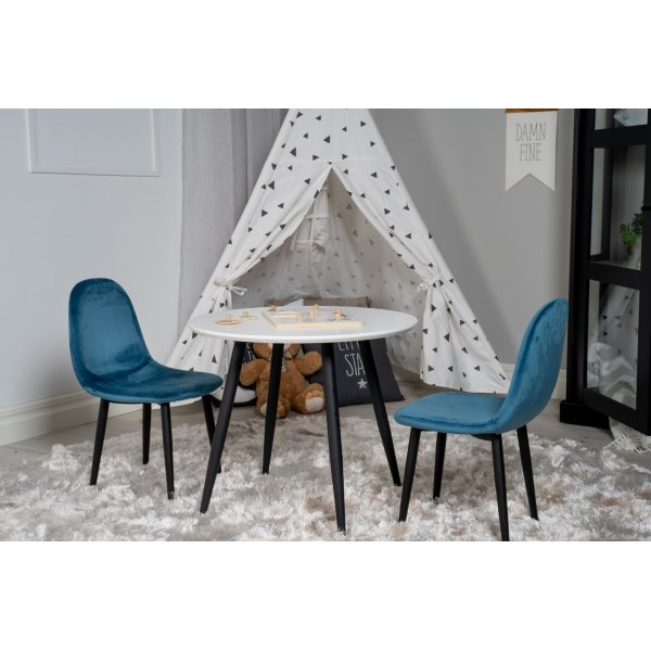 Bridge-ruokailutuoli XXS - Sininen sametti