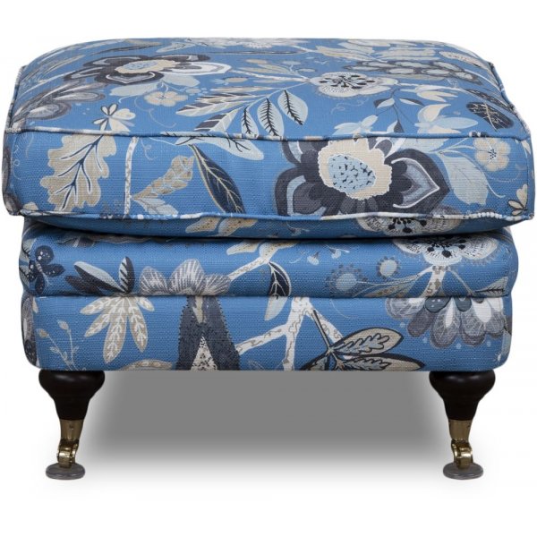 Howard Spirit Footstool - Eden Parrot Blue Howard Spirit Footstool - Eden Parrot Blue