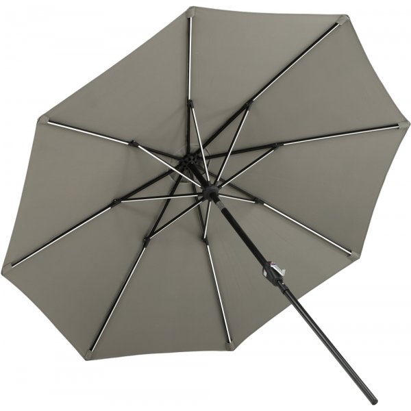 Sabal päivänvarjo - musta/harmaa Sabal päivänvarjo - musta/harmaa