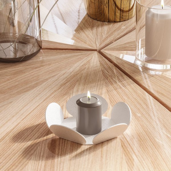 Rodoksen koriste-astia - valkoinen Rodoksen koriste-astia - valkoinen