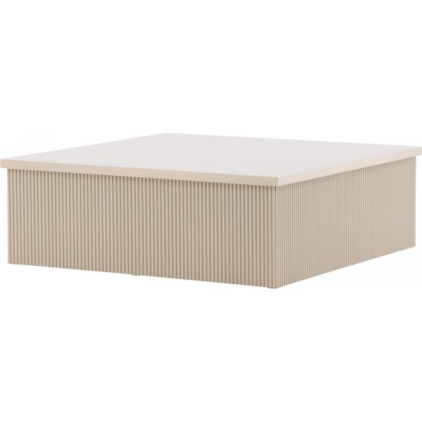 Sohvapyt beige 90x90 cm - Lennox