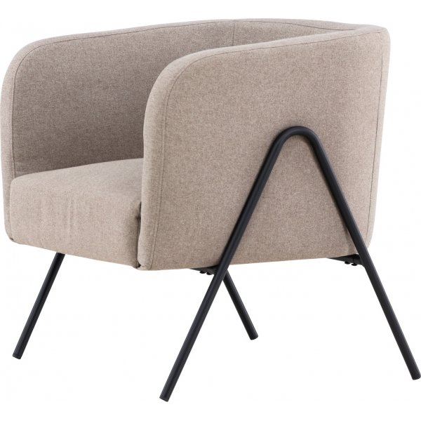 Rika nojatuoli - beige/musta