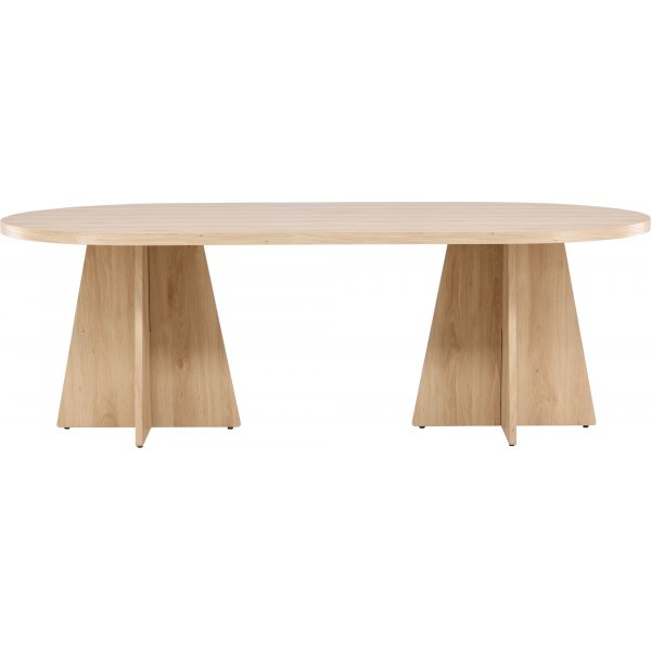 Bootcut ruokapöytä 230 x 115 cm - Whitewash Bootcut ruokapöytä 230 x 115 cm - Whitewash