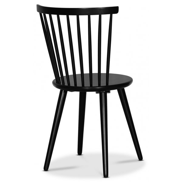 Nova ruokailuryhm, jatkettava ruokapyt 130-170 cm sis. 6 mustaa uloketuolia Castor - Walnut + 6.00 x Tuolin tyyny