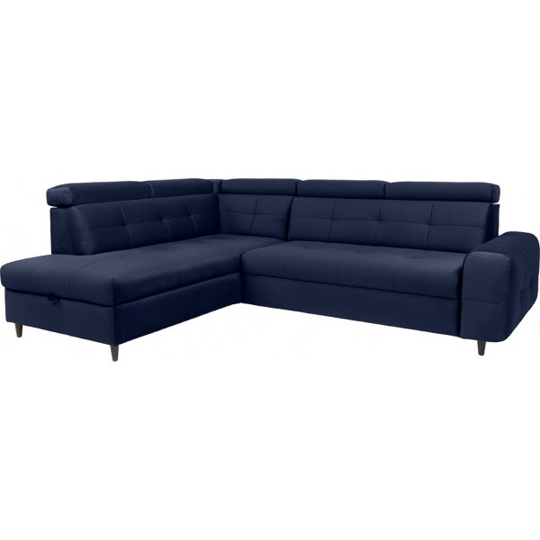 Matras kulmasohva, avoin pää vasen - Sininen Matras kulmasohva, avoin pää vasen - Sininen